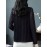 Plus Size, Women's New Winter Plus Size Mesh Shiny Hand-Set Diamond Turtleneck Long Sleeve Top