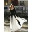 Plus Size - Plus Size, - Plus Size Fashionable Color-Blocked Long Sleeve Maxi Dress, Elegant Vacation Style, Plus Size Fashion, Plus Size Dress