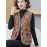 [Chinese Style Stand Collar] New Winter Plus Size Fleece-Lined Vest Cardigan Coat | Thickened Warm Comfortable, Chinese Style Stand Collar Retro Elegant Design H-Line Loose-Fit Free Floral Pattern Youthful and Stylish
